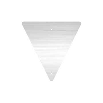 Triangular Aluminum Sign Blank